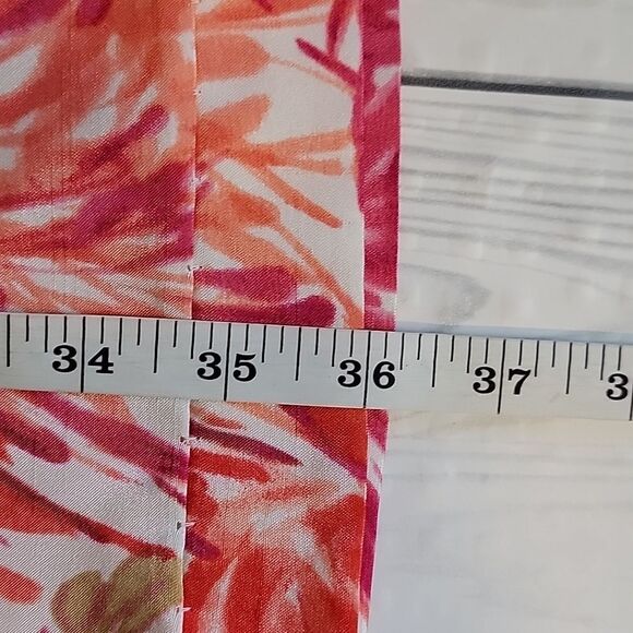 Unbranded Floral Sleeveless Dress - Pink and Orange Womens Size M/L - Picture 12 of 12
